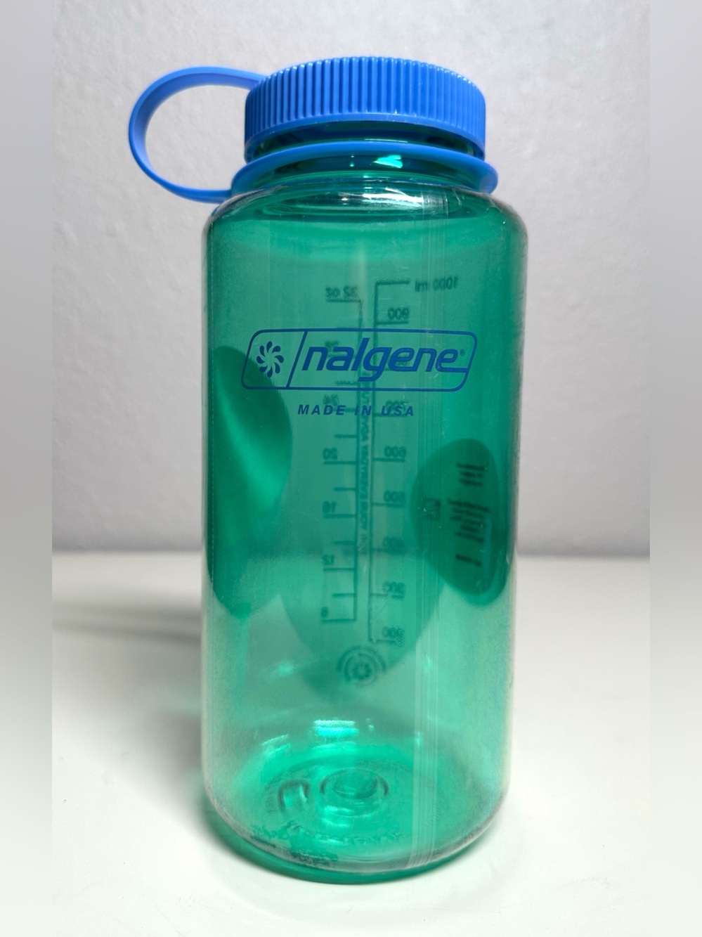NWT Nalgene Wide Mouth 32 oz Sustain Bottle Pastel Green